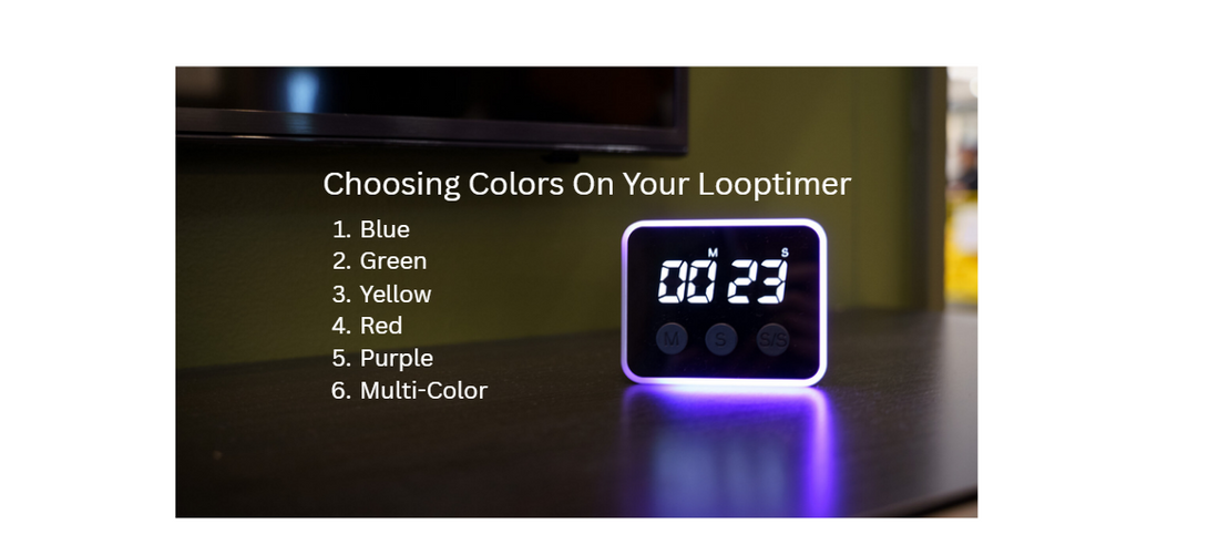 Colors of a Looptimer - How to read your visual timer